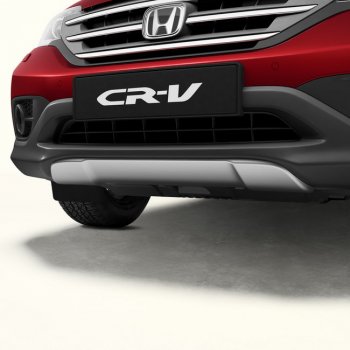 6 399 р. Диффузор переднего бампера Original  Honda CR-V  RM1,RM3,RM4 (2012-2015) (Неокрашенный). Увеличить фотографию 1