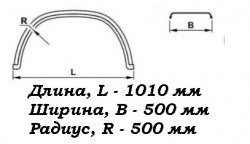 1 459 р. Крыло К-500 Fuso (круглое) Master-Plast  . Увеличить фотографию 2